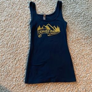 Denver Beer CO navy tank